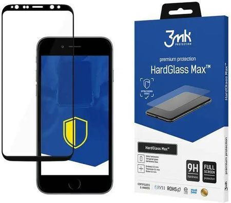 3Mk Hardglass Max Sam G955 S8 Plus Czarny/Black, Fullscreen Glass