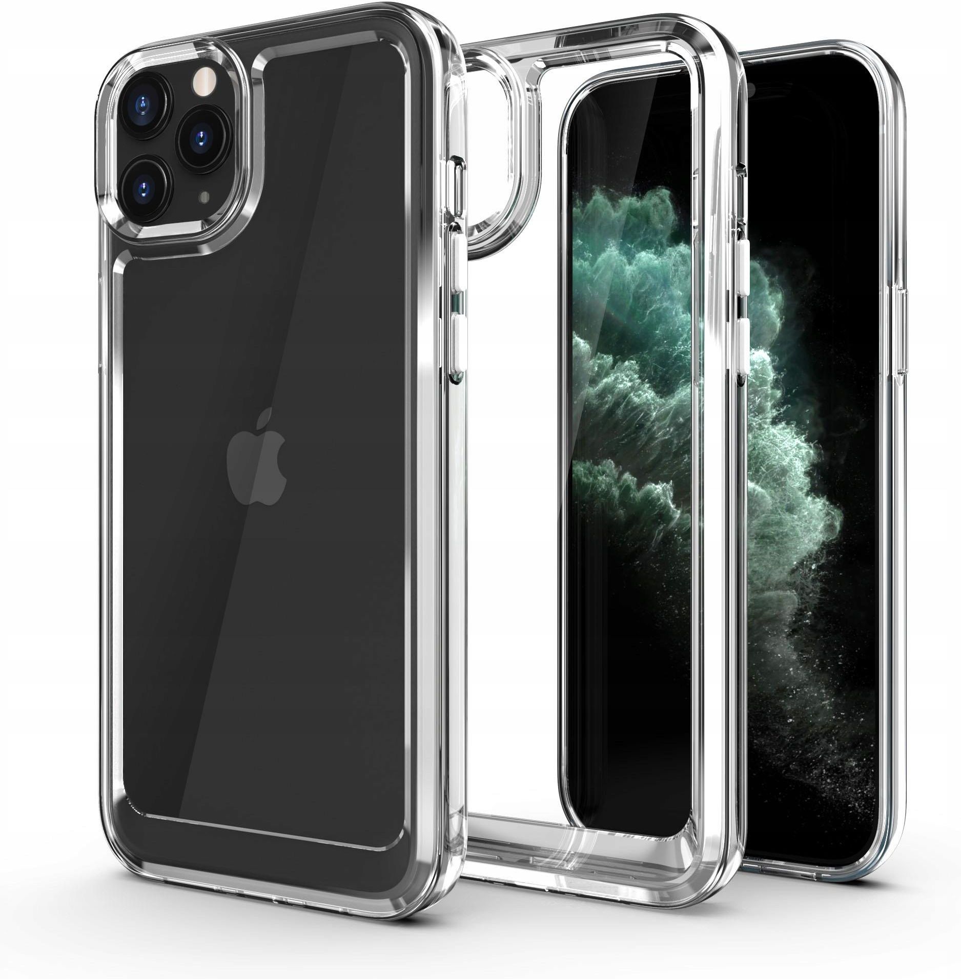 Coque Miroir Transparente Pour IPhone 11 Pro - Housse Claire Avec Clip - Modèle E.T.