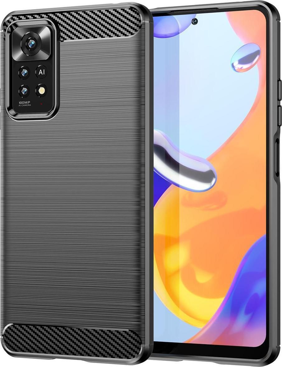 Hurtel Carbon Case Elastyczne Etui Pokrowiec Xiaomi Redmi Note 11 Pro+ ...