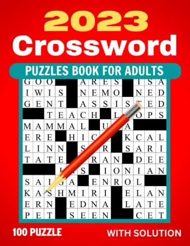 Crossword Puzzles Book For Adults Crosswords Puzzle With