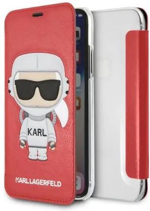 Karl Lagerfeld Klflbkpxkscore Iphone X/ Xs Bookcase Czerwony/Red Karl Space Cosmonaut
