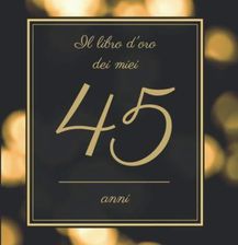 Decorazioni per feste di pensionamento, libro e biglietti per gli ospiti della pensione in oro nero - Biglietto di auguri con ampio spazio carta