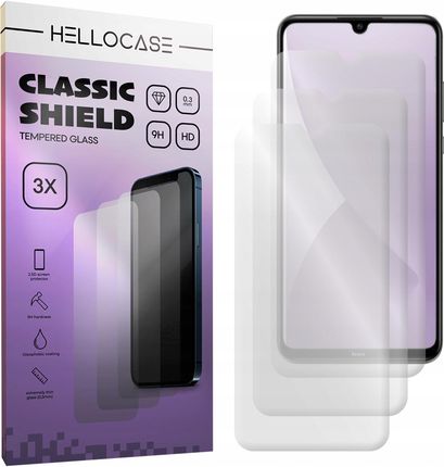 3X Szkło Na Ekran 9H Do Xiaomi Redmi 8 Hellocase