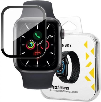 Wozinsky Watch Glass Hybrydowe Szkło Do Apple 6 44Mm / 5 4 Se Czarny