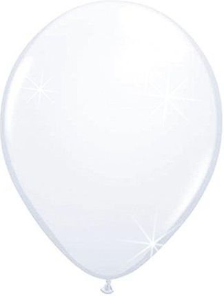 Folat 08408 Białe Balony Metaliczne 30cm 10 Sztuk