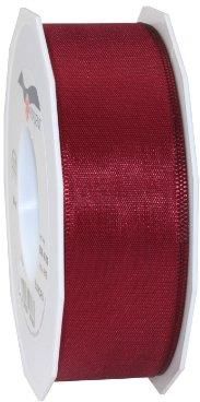 C.E. Pattberg Satin Rouge, Rouleau De 25 M De Ruban Satinée Pour Emballage Cadeau, Largeur 10 Mm