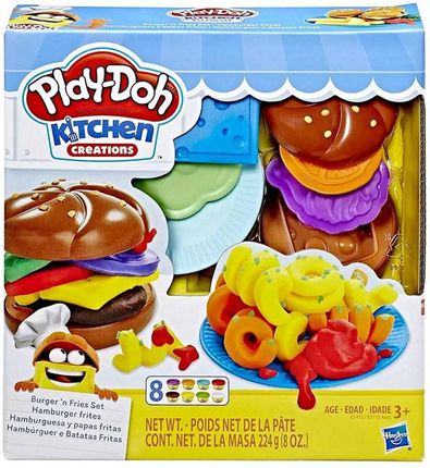Hasbro Play-Doh Frytki Burger E5472