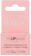 Zdjęcie Miya myLIPscrub Naturalny peeling do ust z olejkami i masłem mango 10 g - Bieżuń