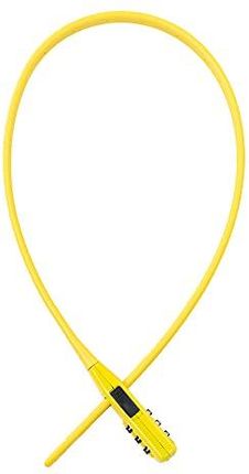 Oxford Products Lk151 Kombi Zamek Błyskawiczny Wielofunkcyjny Cykl Kabel Bezpieczeństwa I Blokada Roweru Żółty