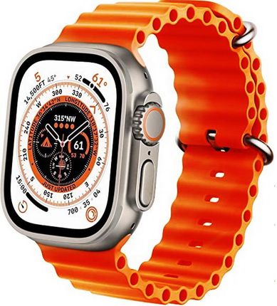 D-Pro Ocean Loop pasek opaska do Apple Watch 4/5/6/7/8/SE/Ultra 42/44/45/49mm (Orange)