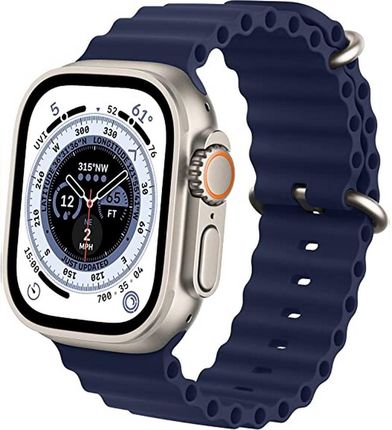 D-Pro Ocean Loop pasek opaska do Apple Watch 4/5/6/7/8/SE/Ultra 42/44/45/49mm (Navy Blue)