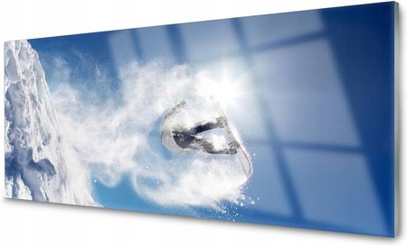 Tulup Panel Szklany Do Kuchni Snowboard Śnieg 125x50 PLPK125X50NN6995956