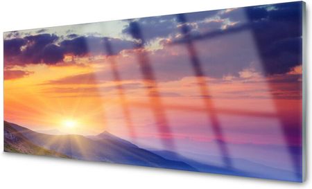 Tulup Panel Szklany Do Kuchni Słońce Góry 125x50 PLPK125X50NN47471562