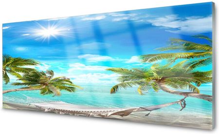Tulup Panel Szklany Do Kuchni Tropikalne Plaża 125x50 PLPK125X50NN74983154