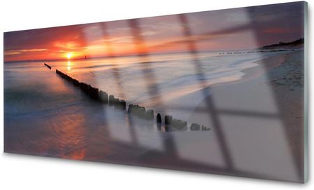 Tulup Panel Szklany Do Kuchni Plaża Morze 125x50 PLPK125X50NN30577467
