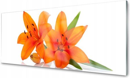 Tulup Panel Szklany Do Kuchni Pomarańczowe Kwiaty 125x50 PLPK125X50NN108731360