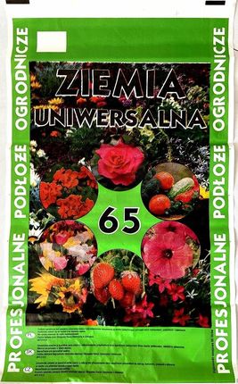 Ziemia Uniwersalna Do Warzyw Kwiatów 65L Z Nawozem