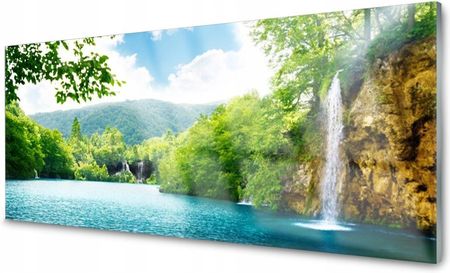 Coloray Panel Szklany Do Kuchni Wodospad Jezioro 140x70 PLPK140X70NN29434412