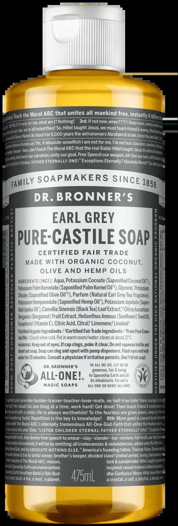 Mydło Dr. Bronner'S 18In1 Naturalne Mydło Earl Grey 475 ml Opinie i