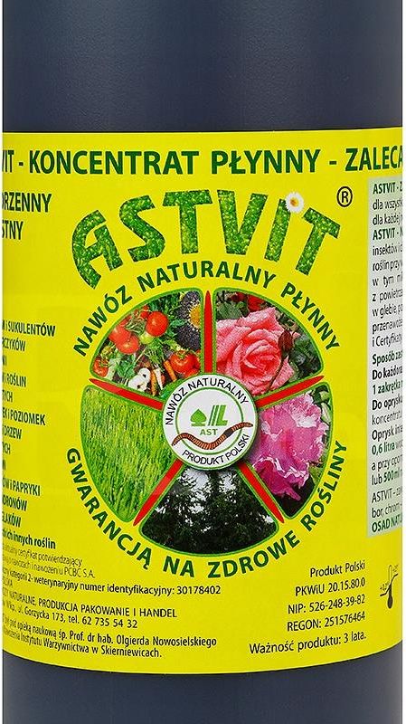 Nawóz Astvit Nawóz Uniwersalny 1L Całkowicie Bez Chemii - Ceny i opinie ...