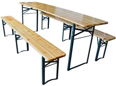 Zestaw Mebli Drewnianych Ewentowych Komplet Stół+Ławka Ogrodowe