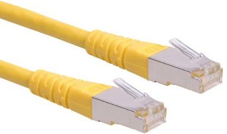 Roline S/Ftp Lan Cat 6 Sieciowy Ethernet Z Wtyczką Rj45 Żółty 1 M