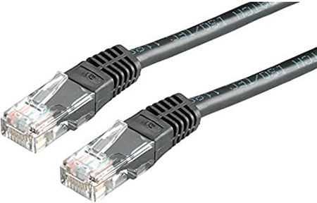 Roline Utp Lan Cat 5E Sieciowy Ethernet Z Wtyczką Rj45 Czarny 0,5 M