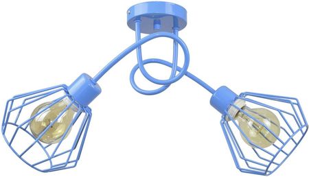 Żyrandol Do Pokoju Chłopca Niebieski Edison Loft 2