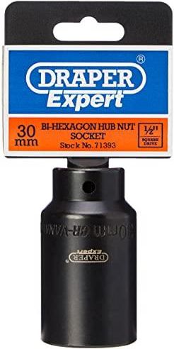 20mm Draper Expert 1/2 dr. drive 6 pt standard shallow satin socket tool U