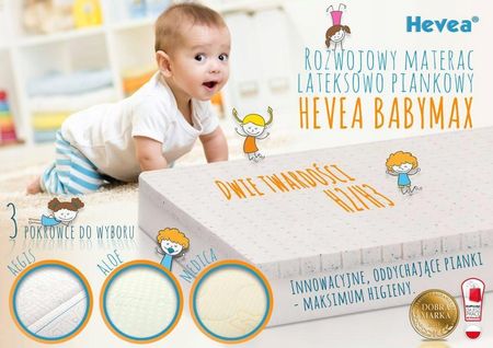 Hevea Babymax 160X80 Materac Piankowo-Lateksowy