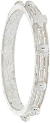 Różaniec srebrny obrączka na palec, rozmiary 9-25 Srebro pr. 925 RPM08