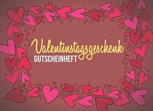 Valentinstagsgeschenk Gutscheinheft Gutscheinbuch Mit 25 Blanko Gutscheinen Zum Ausfüllen 5978