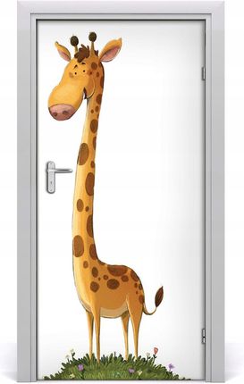 Coloray Naklejka Samoprzylepna Na Drzwi Ścianę Żyrafa