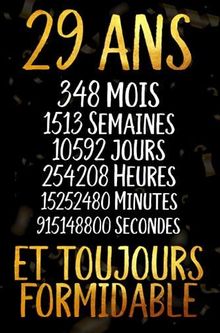 MOQIYXL Carte D'anniversaire 29 Ans Pour Homme Et Femme, Petite Carte Portefeuille Gravée Pour 29 Ans