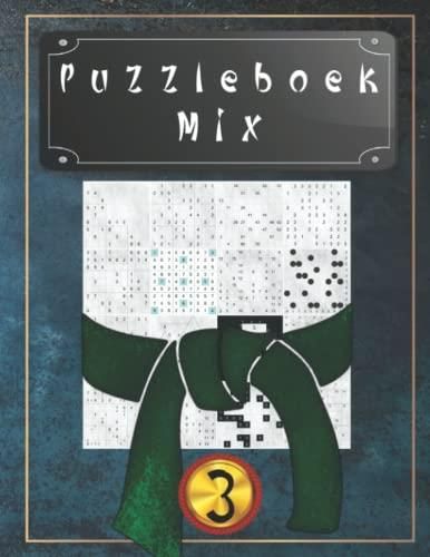 Puzzleboek Mix Verschillende Soorten Puzzels Logische