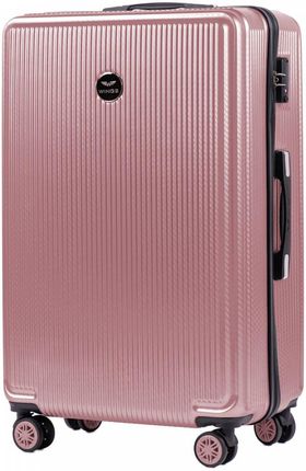 Duża walizka KEMER WINGS PC565 L Różowa