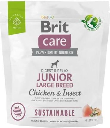 Brit Care Sustainable Junior Large Chicken Insect 1Kg