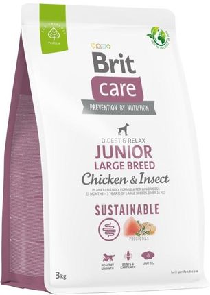 Brit Care Sustainable Junior Large Chicken Insect 3Kg