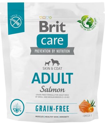 Brit Care Grain-free Adult Small & Medium Salmon 1Kg