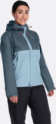 Rab Kurtka Damska Downpour Eco Jacket Wmns Orion Blue Citadel