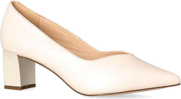 Scarpe Décolleté Donna CAPRICE - Tacco A Blocco 55 Mm, Pelle, Larghezza G, Con Memory Foam Per Massimo Comfort
