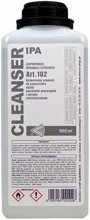 Cleanser IPA, alkohol izopropylowy 99,9%, 1000 ml.