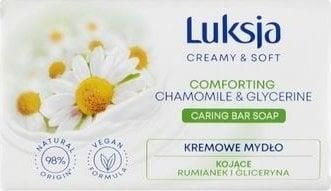 Sarantis Luksja Creamy & Soft Kojące Kremowe Mydło W Kostce Rumianek Gliceryna 90 g
