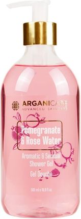 Arganicare Shower Żel Pod Prysznic Z Granatem I Wodą Różaną 500 ml