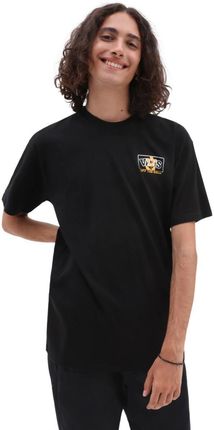 Męski t-shirt z nadrukiem VANS  Boxed Logo Floral - czarny