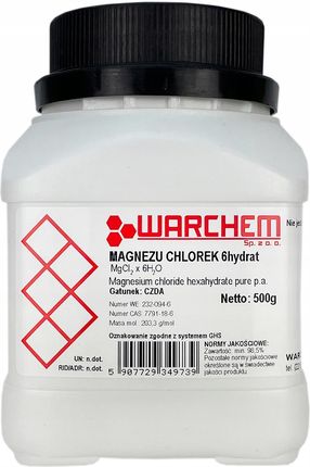 Warchem Chlorek Magnezu 6Hydrat Czda 500G