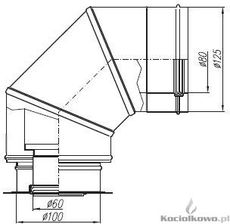 SPIROFLEX Adapter 60/100-80/125 Jkc Z Odskraplaczem Do Kotłów Junkers ( SX-TDAJKC6/8O )