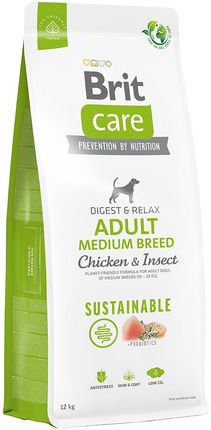 Brit Care Sustainable Adult Medium Chicken Insect 12kg