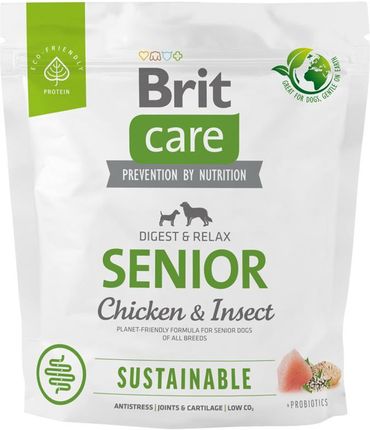 Brit Care Sustainable Senior Chicken Insect 1kg