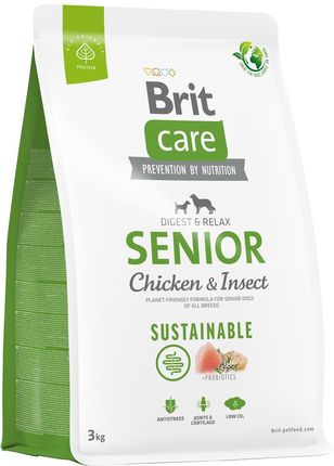 Brit Care Sustainable Senior Chicken Insect 3kg